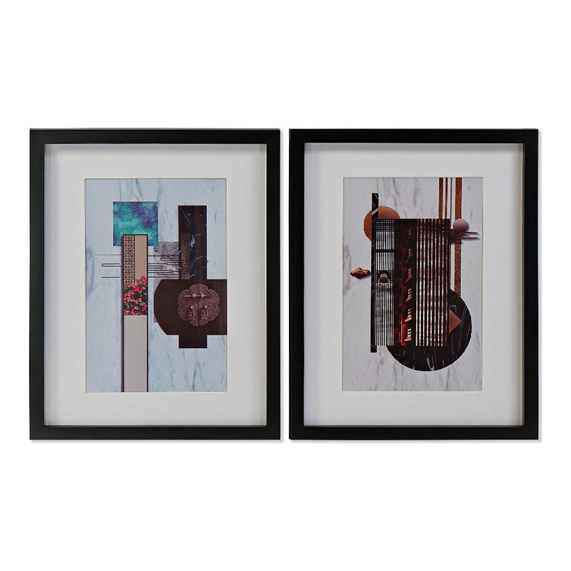 Quadro DKD Home Decor Art (2 pcs) (35 x 2 x 45 cm)