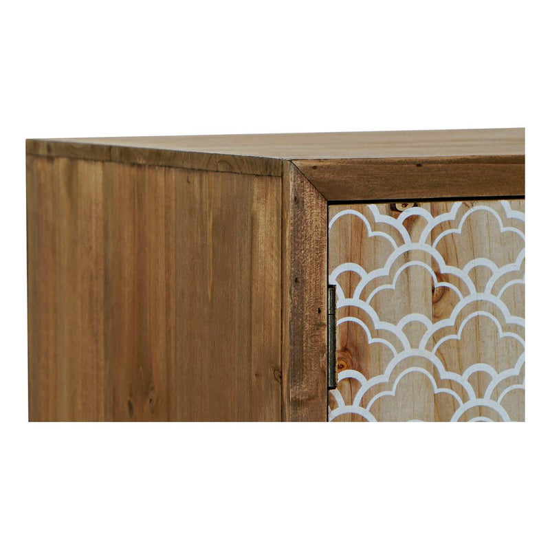 DKD Home Decor Bianco Wood MDF Gabinete (120 x 36 x 55 cm)