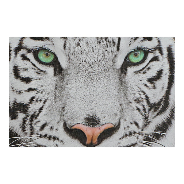 Quadro DKD Home Decor Tiger Tela (4 pcs) (40 x 1.8 x 40 cm)