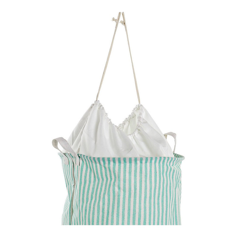 Panier à linge DKD DKD Coton en polyester rayé (4 pc) (36 x 36 x 52 cm)