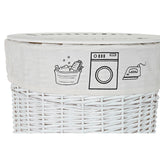 Panier à linge DKD DKD DÉCOR DE POLYESTER ISKER (3 PCS) (45 x 45 x 55 cm)