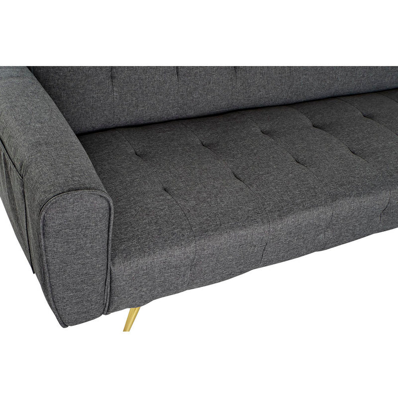 DKD Home Decor Sofa Metall (212 x 106 x 80 cm) (213 x 106 x 40 cm)