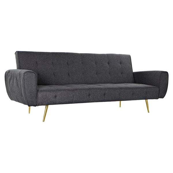 DKD Home Decor Sofa Metall (212 x 106 x 80 cm) (213 x 106 x 40 cm)