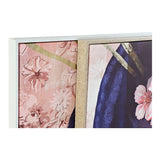 DKD Home Decor Bild Geisha Leinwand (2 PCs) (103,5 x 4,5 x 144 cm)