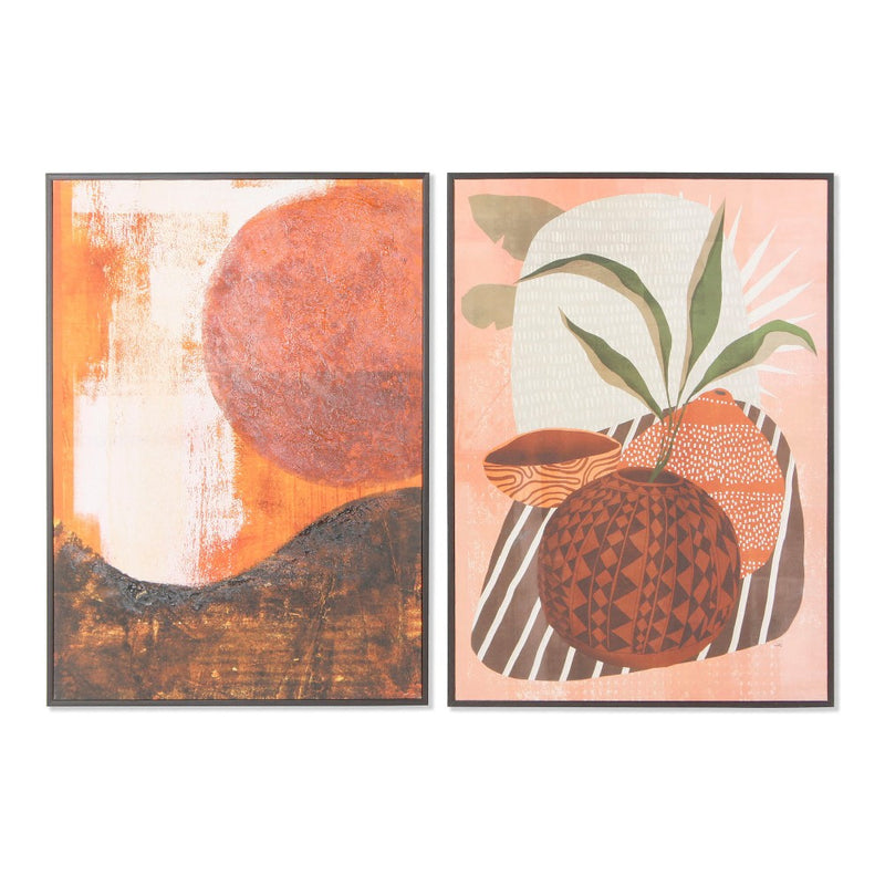 DKD Home Decor Painting (2 PCs) (52 x 2,7 x 72 cm)