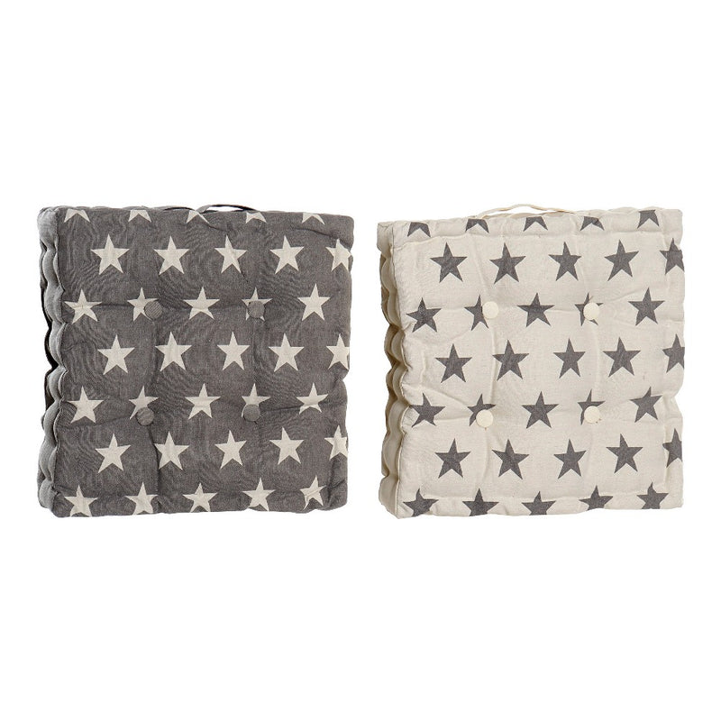 Cuscino DKD Home Decor Stelle Cotone (2 pcs) (40 x 8 x 49 cm) - zannishop