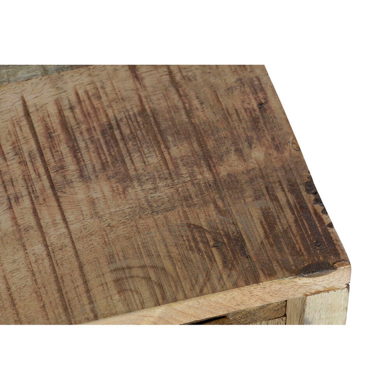 Ingresso DKD Home Decor Nero Metallo Legno di mango (130 x 40 x 89 cm)