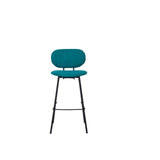 DKD Home Stool Decor Grüne Polyester Metall (50 x 46 x 101 cm)