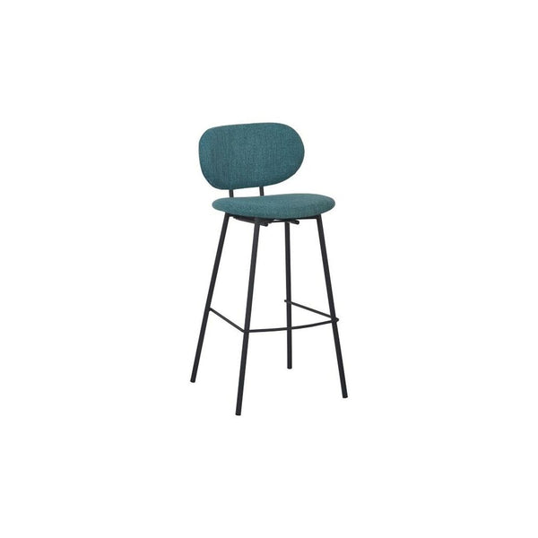 DKD Home Stool Decor Grüne Polyester Metall (50 x 46 x 101 cm)