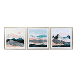 DKD Home Decor Mountain Pope (3 Stcs) (70 x 4 x 70 cm)