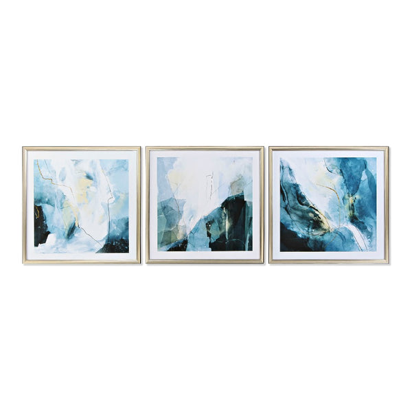 Quadro DKD Home Decor Abstract (3 pcs) (70 x 4 x 70 cm)