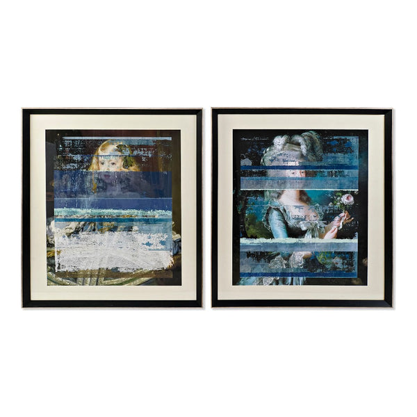 Quadro DKD Home Decor Tela (2 pcs) (86.6 x 4 x 100 cm)