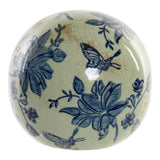 Statua Decorativa DKD Home Decor Sfera servizio di piatti Farfalla (12 x 12 x 11 cm) - zannishop