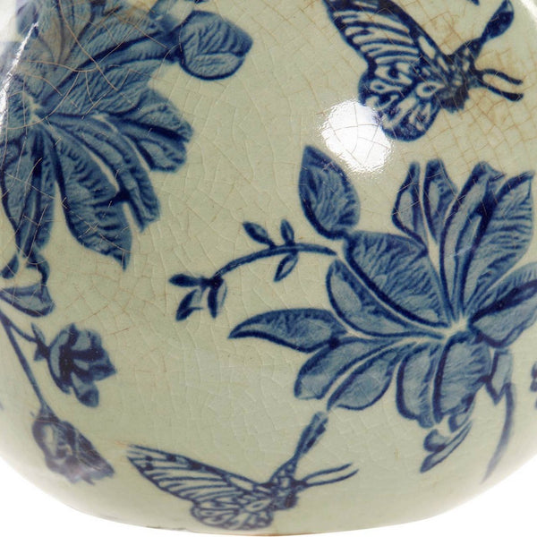 Statua Decorativa DKD Home Decor Sfera servizio di piatti Farfalla (12 x 12 x 11 cm) - zannishop