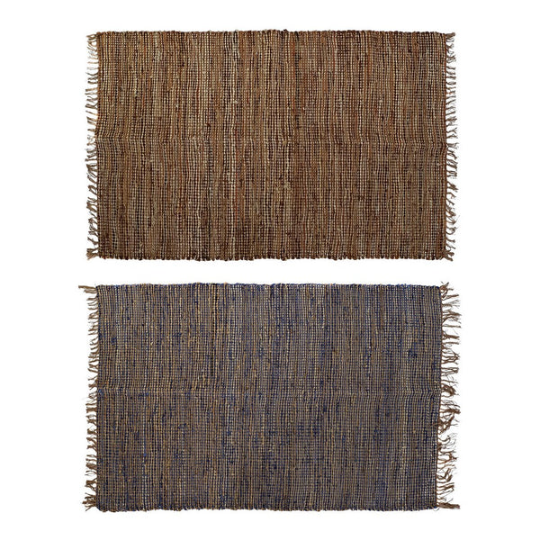 Tappeto DKD Home Decor Iuta Cotone Indiano (2 pcs) (120 x 180 x 1 cm) - zannishop