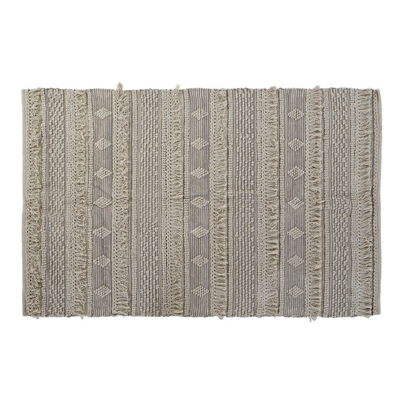 Tappeto DKD Home Decor Con frange Cotone Boho (160 x 230 x 1 cm) - zannishop