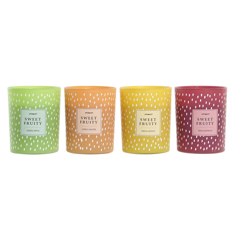 Candela DKD Home Decor Mediterraneo (4 pcs) (8 x 8 x 10 cm)