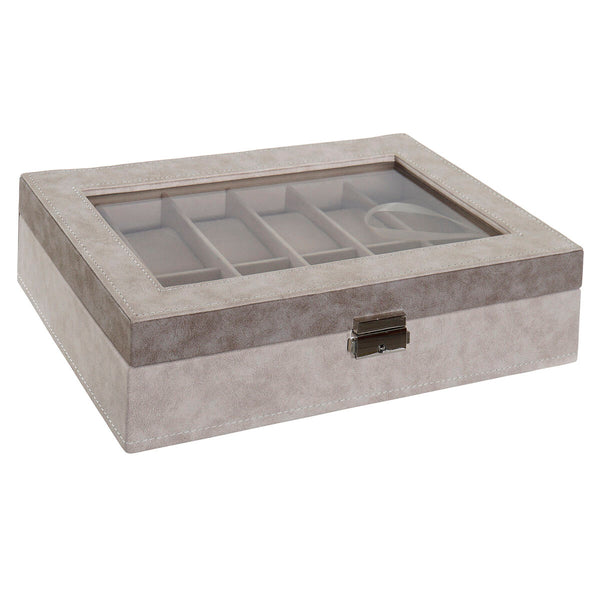 Scatola-Portagioie DKD Home Decor MDF PU Tradizionale (29,5 x 20 x 8 cm)