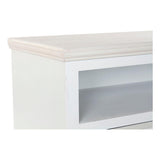 DKD Home Decor Bianco Wood MDF Gabinete (100 x 42 x 61 cm)