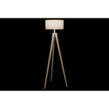 Lampada da Terra DKD Home Decor Bianco Poliestere Legno (50 x 50 x 150 cm)