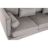 DKD Home Decor Sofa Grey Polyester (195 x 85 x 85 cm)