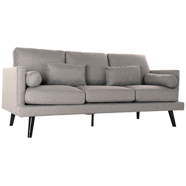 DKD Home Decor Sofa Grey Polyester (195 x 85 x 85 cm)