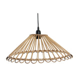 Lampadario DKD Home Decor Rattan 220 V 50 W (45 x 45 x 17 cm) - zannishop