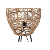 Lampada da Terra DKD Home Decor Natural Metallo Rattan (50 x 50 x 128 cm) - zannishop