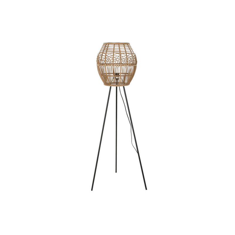 Lampada da Terra DKD Home Decor Natural Metallo Rattan (50 x 50 x 128 cm) - zannishop