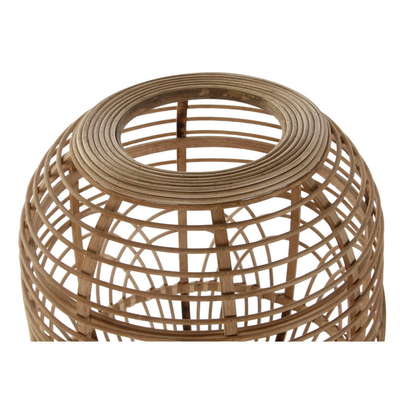 Lampada da Terra DKD Home Decor Metallo Rattan Natural (45 x 45 x 112 cm) - zannishop