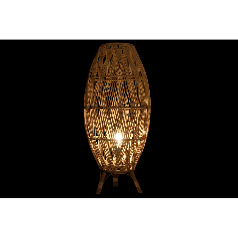 DKD Home Table Lamp Lamp Decor Bamboo Rattan 220 V 50 W