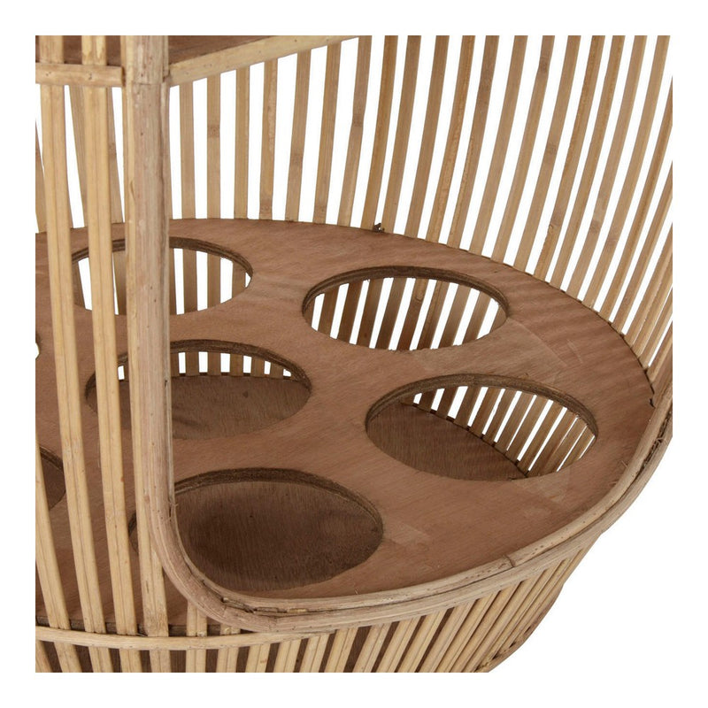 Tabla adicional DKD Decoración del hogar Rattan (61 x 56.5 x 79 cm)