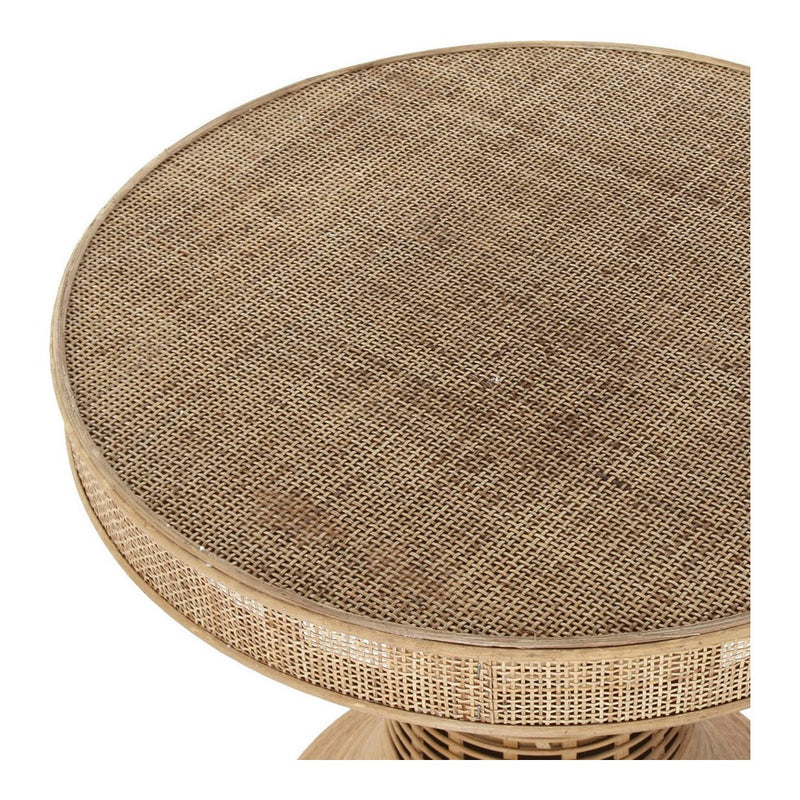 Tabla adicional DKD Decoración del hogar Rattan (61 x 61 x 59 cm)