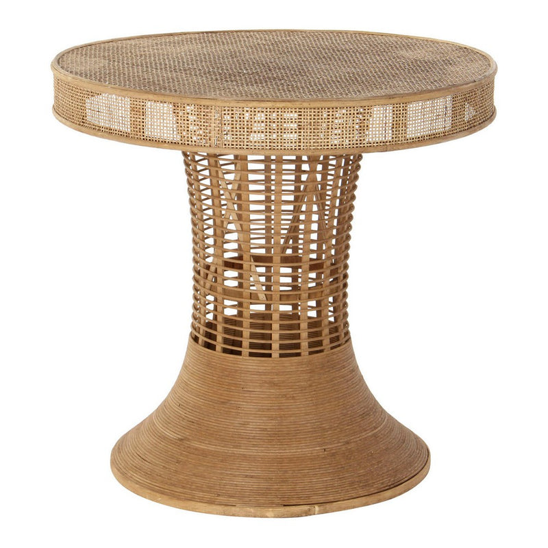 Tabla adicional DKD Decoración del hogar Rattan (61 x 61 x 59 cm)