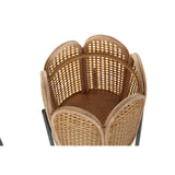 Vaso DKD Home Decor Naturale Metallo Rattan (34 x 34 x 82 cm) (2 pcs) (26 x 26 x 66 cm)