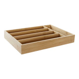 Organisateur de couverts DKD DKD Home Decor Bamboo (35,5 x 25,5 x 5 cm)