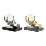 Statua Decorativa DKD Home Decor Resina Vetro (2 pcs) (20 x 14 x 18 cm) - zannishop