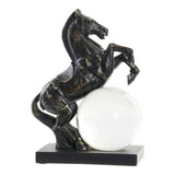 Statua Decorativa DKD Home Decor Resina Vetro Cavallo (20 x 11 x 26 cm) - zannishop