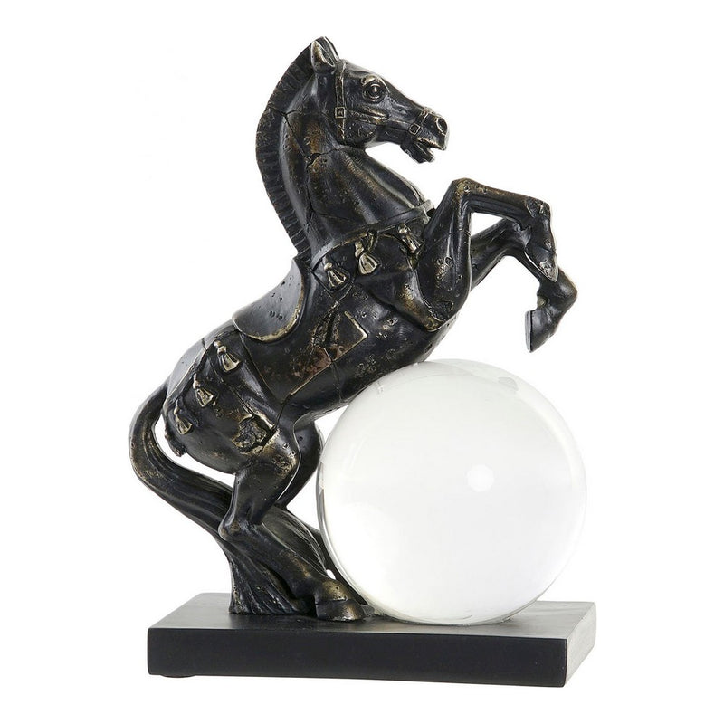 Statua Decorativa DKD Home Decor Resina Vetro Cavallo (20 x 11 x 26 cm) - zannishop