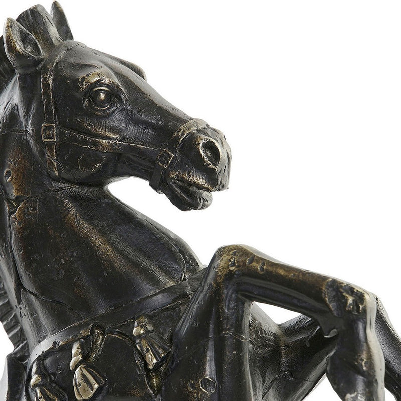 Statua Decorativa DKD Home Decor Resina Vetro Cavallo (20 x 11 x 26 cm) - zannishop