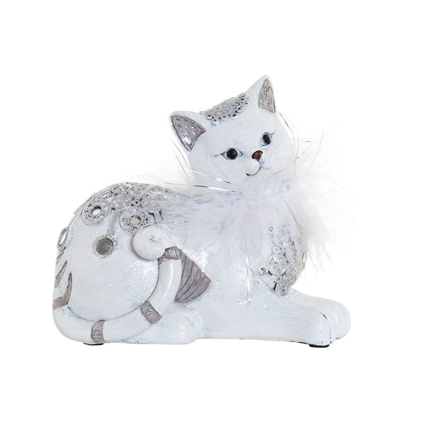 Statua Decorativa DKD Home Decor Resina Gatto (15 x 7.5 x 14 cm) - zannishop