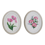 Statua Decorativa DKD Home Decor Resina Fiori (2 pcs) (17 x 2.5 x 21.6 cm) - zannishop