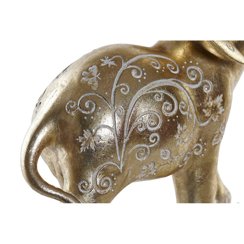 Statua Decorativa DKD Home Decor Resina Elefant (19.6 x 9.5 x 21.6 cm) - zannishop