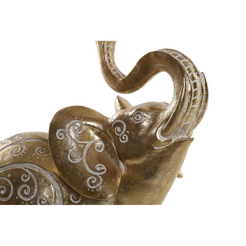 Statua Decorativa DKD Home Decor Resina Elefant (25 x 11 x 25.3 cm) - zannishop