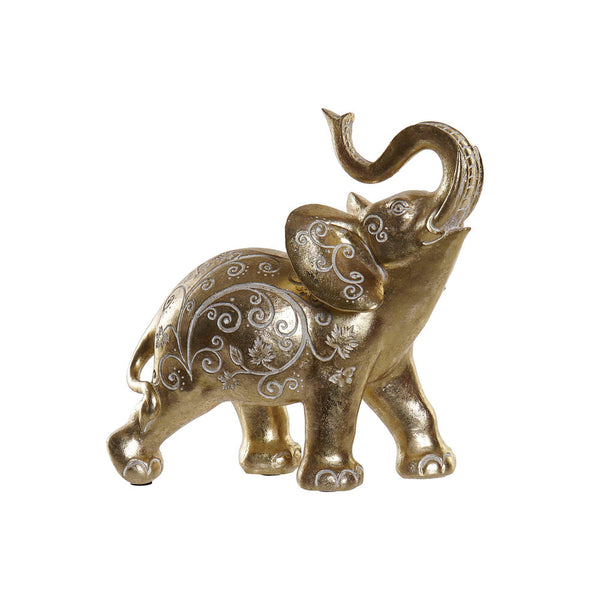 Statua Decorativa DKD Home Decor Resina Elefant (25 x 11 x 25.3 cm) - zannishop