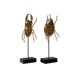 Statua Decorativa DKD Home Decor Metallo Resina (2 pcs) (11 x 6 x 33 cm) - zannishop