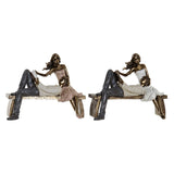 Statua Decorativa DKD Home Decor Resina (2 pcs) (23 x 12 x 18 cm) - zannishop