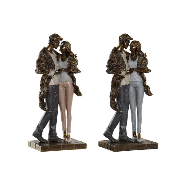 Statua Decorativa DKD Home Decor Resina (11.5 x 8.5 x 26 cm) (2 pcs) - zannishop