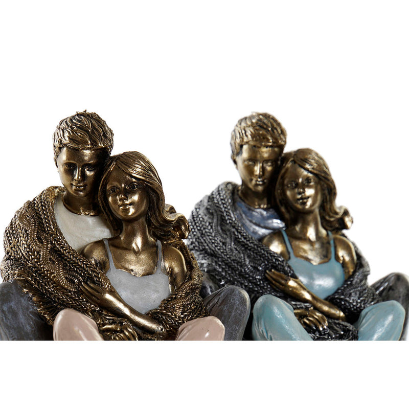 Statua Decorativa DKD Home Decor Resina (12 x 10.5 x 12 cm) (2 pcs) - zannishop