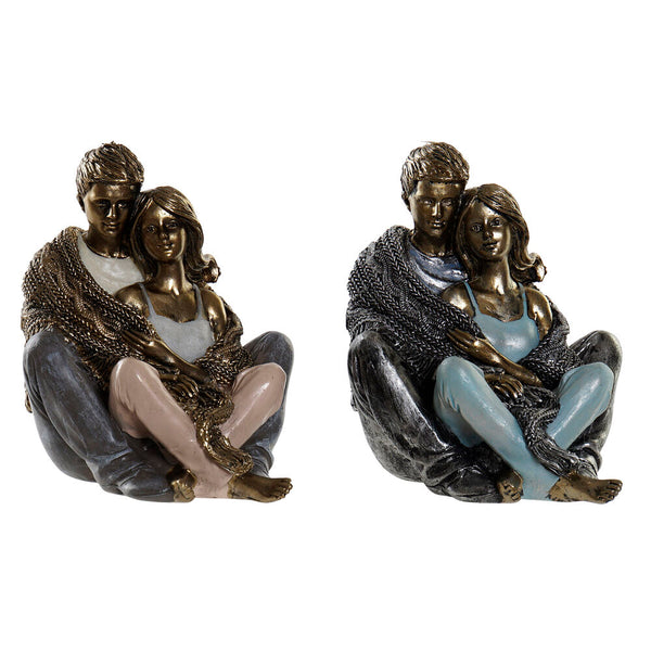 Statua Decorativa DKD Home Decor Resina (12 x 10.5 x 12 cm) (2 pcs) - zannishop